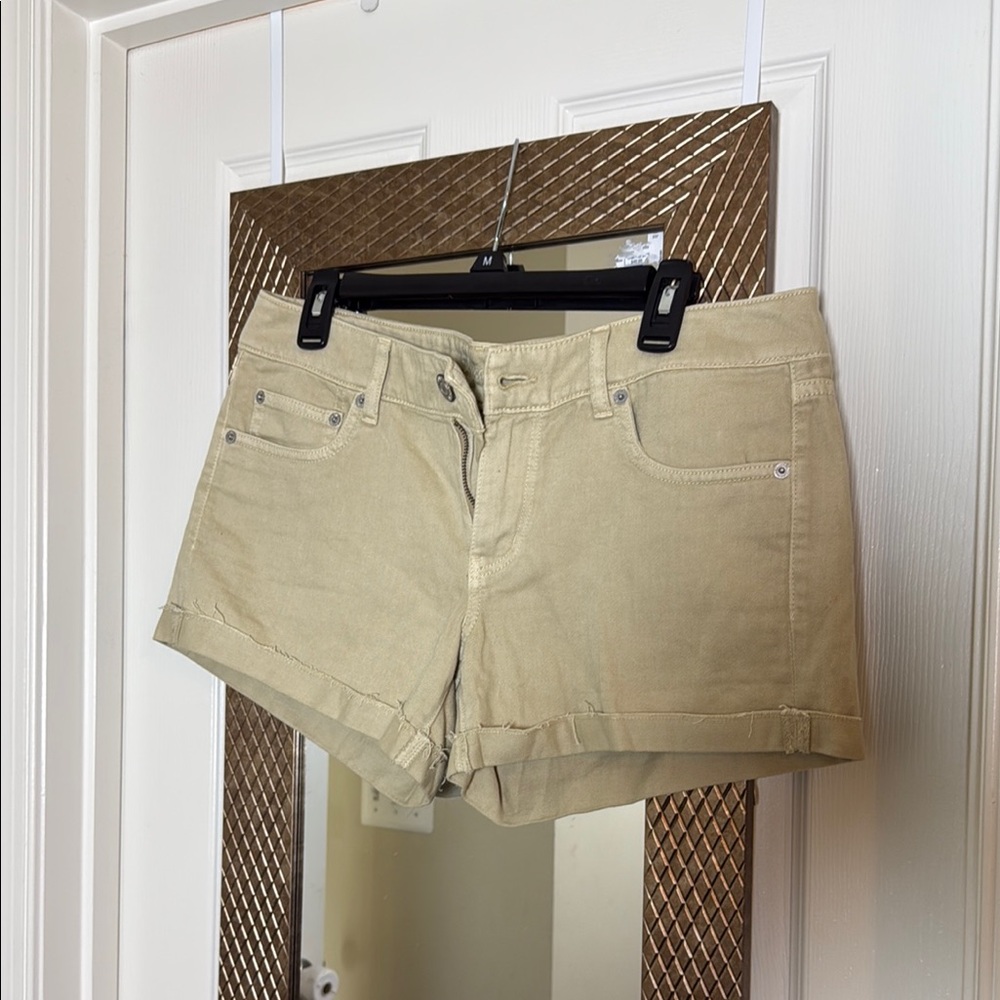 American Eagle Outfitters Tan Jean Shorts
